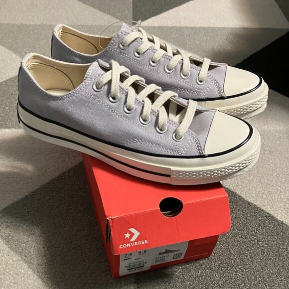 Converse Shoes - ⭐️NEW⭐️Converse Chuck 70 OX Gray/Egret/Black Men's Size 7.5/Women's Size 9.5